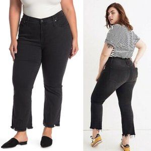 Madewell Curvy Cali-Demi Chewed Hem Jeans